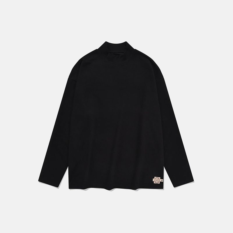 karactor（カラクター）の「レイヤーモックネック / Black（トップス）」
