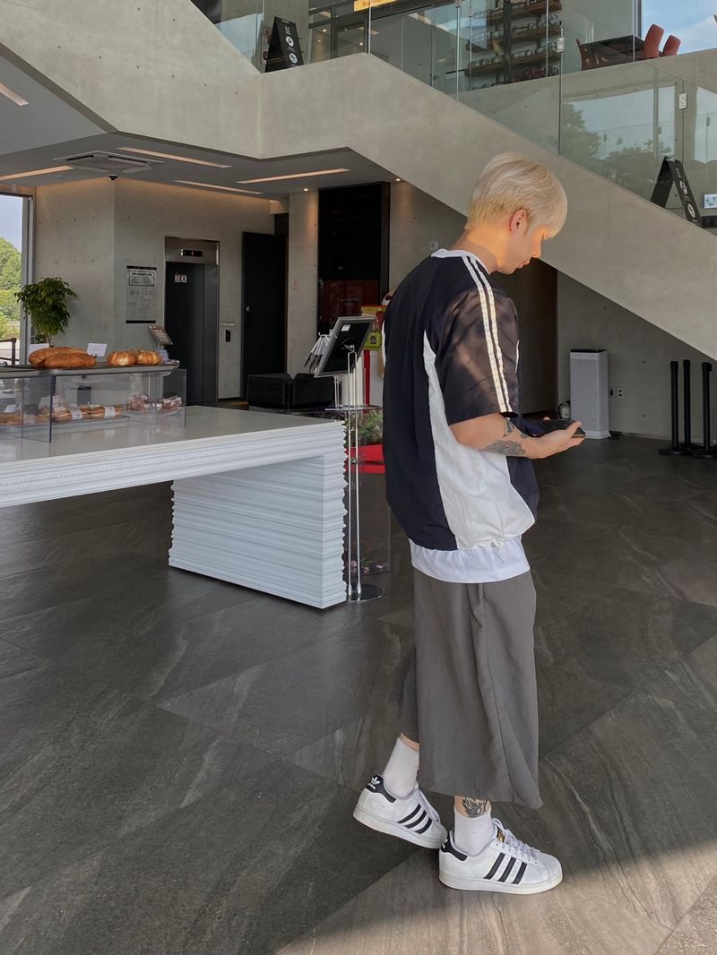カーペンターナイロンハーフパンツ4C