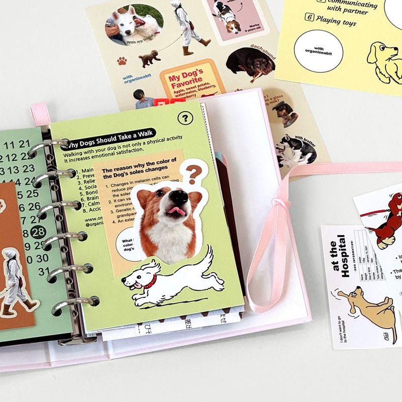 oab puppy pack / scrap sticker set