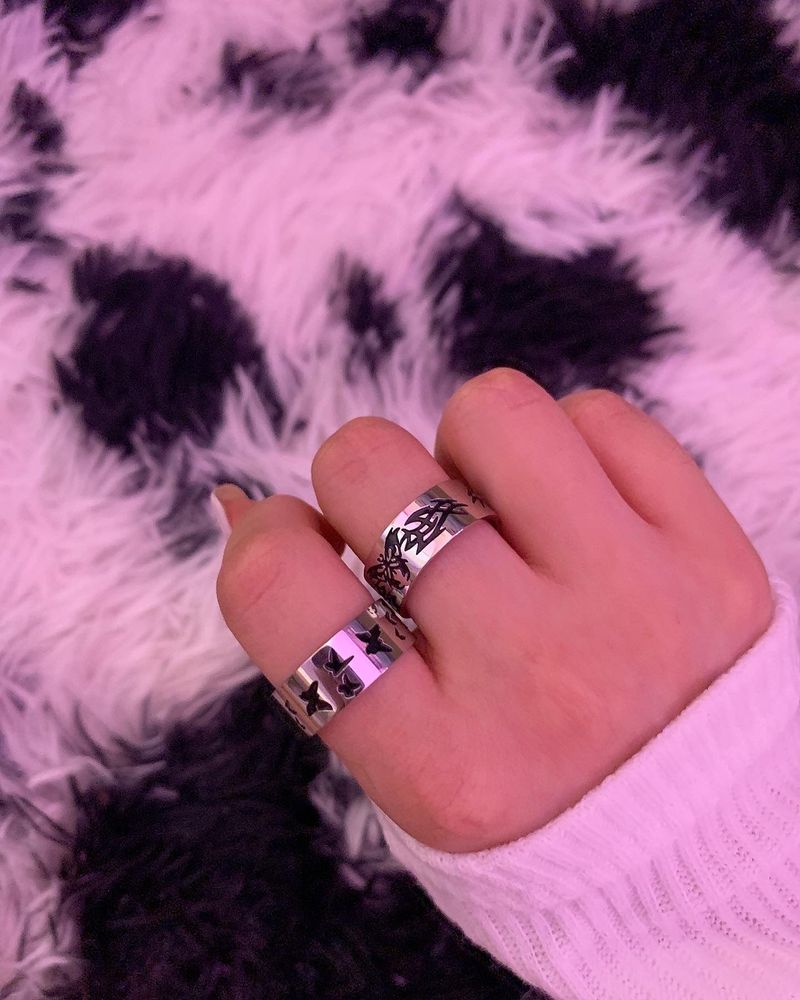 Bold Butterfly ring (2type)