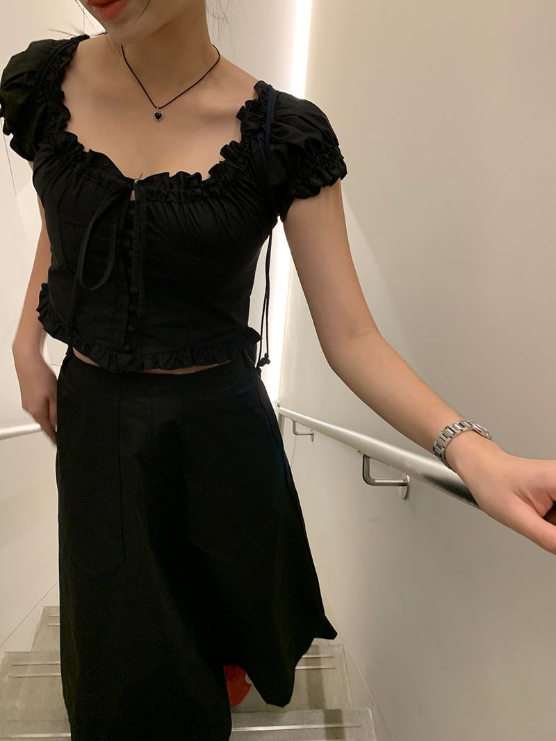 [MADE] POUTO COTTON LONG SKIRT