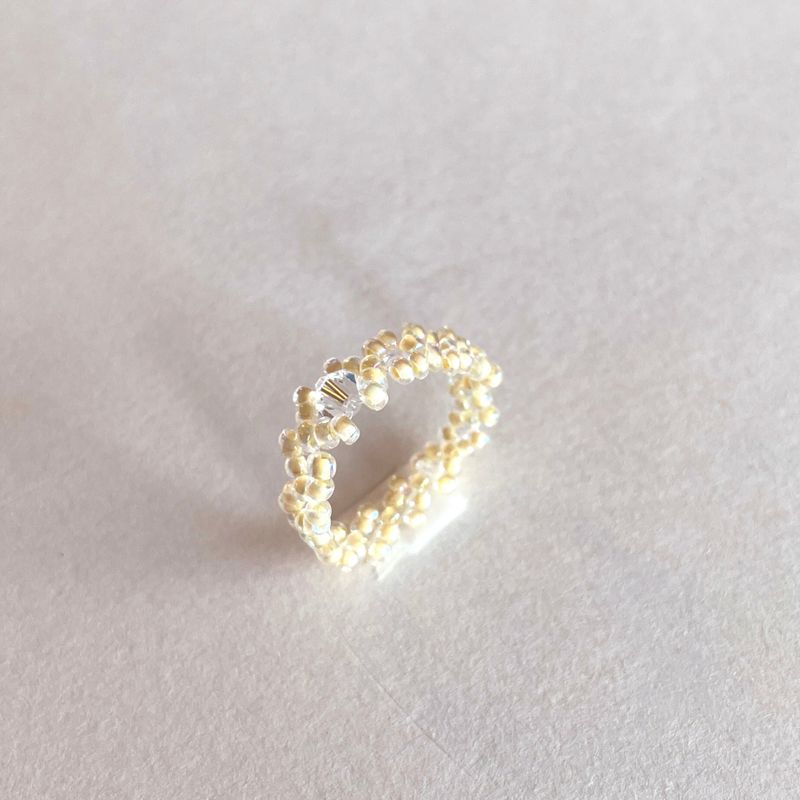 Kichikichiyaya(キチキチヤヤ)の「Kichikichiyaya Yellow Crystal Ring(Accessories)」