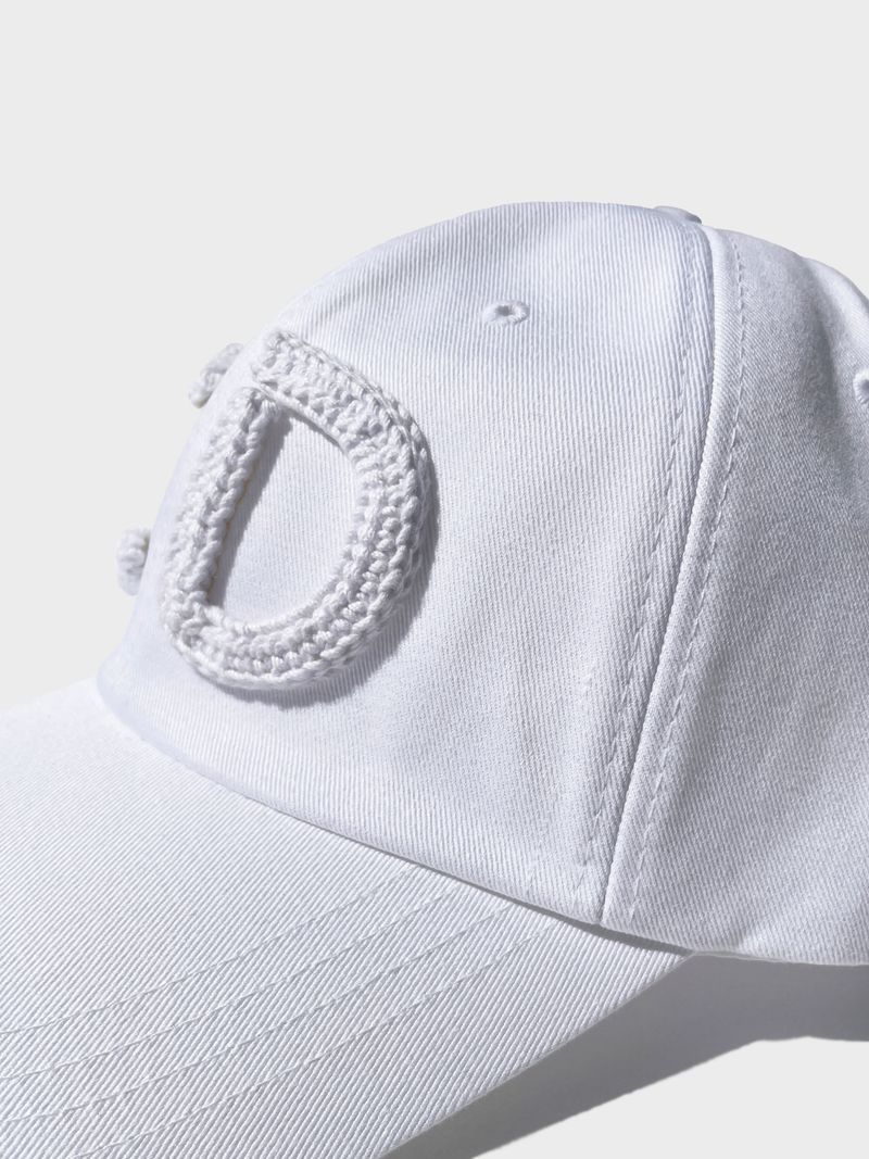 CUSTOM INITIAL CROCHET CAP