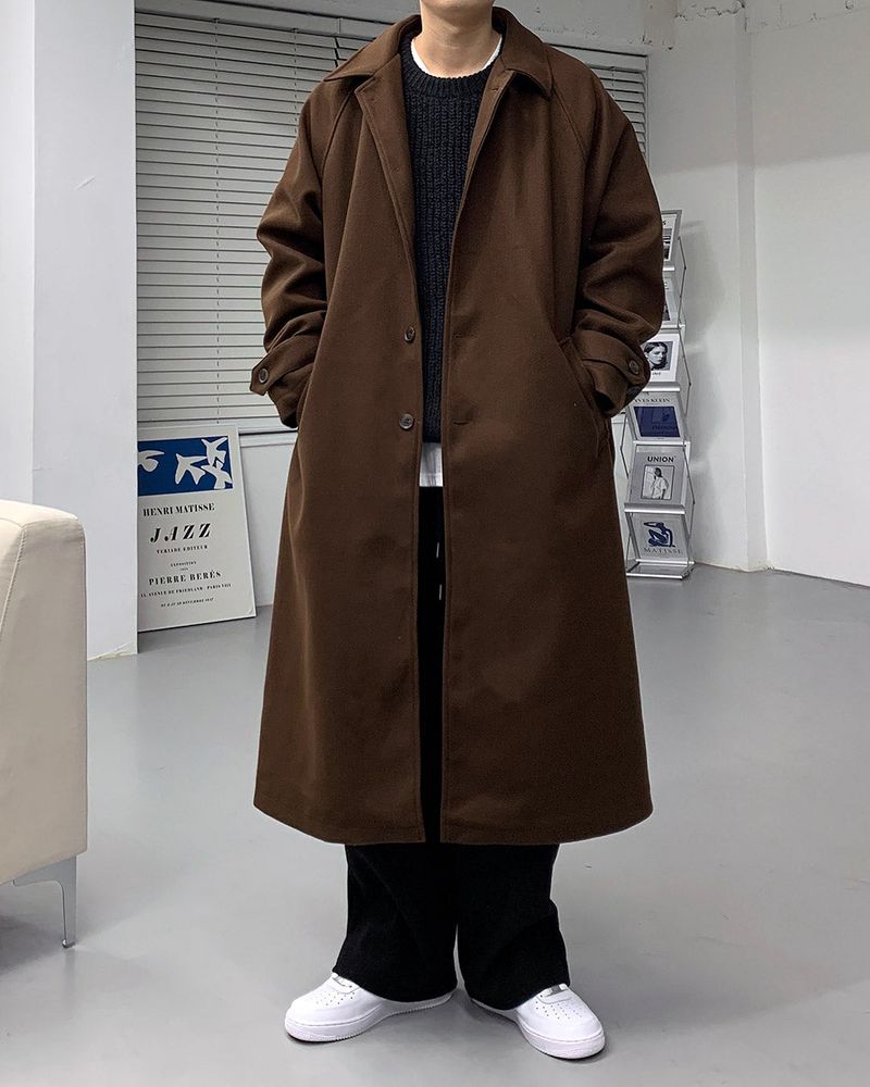SI wool belted mac coat (3 colors)