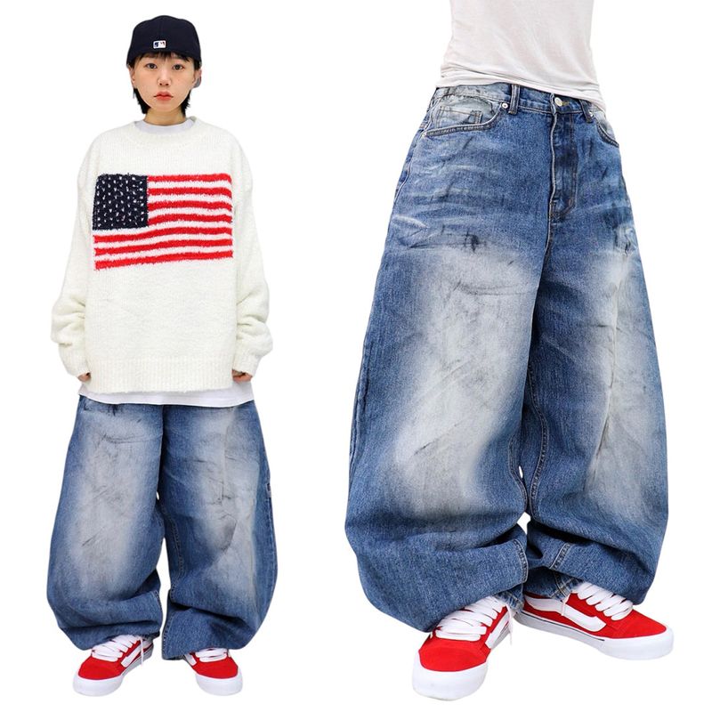 HundoP(ハンドピー)の「Vintage Embroidered Denim Balloon Pants(Pants)」