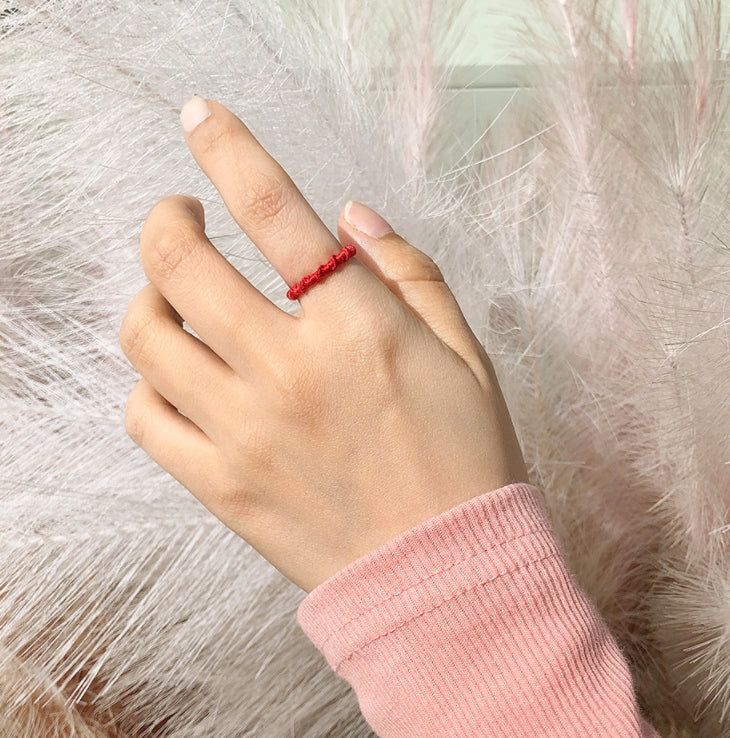 [CCNMADE] LETTER RING 2 (MIX Red)