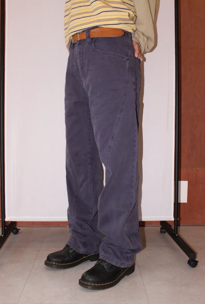 VINTAGE DYED BARREL PANTS