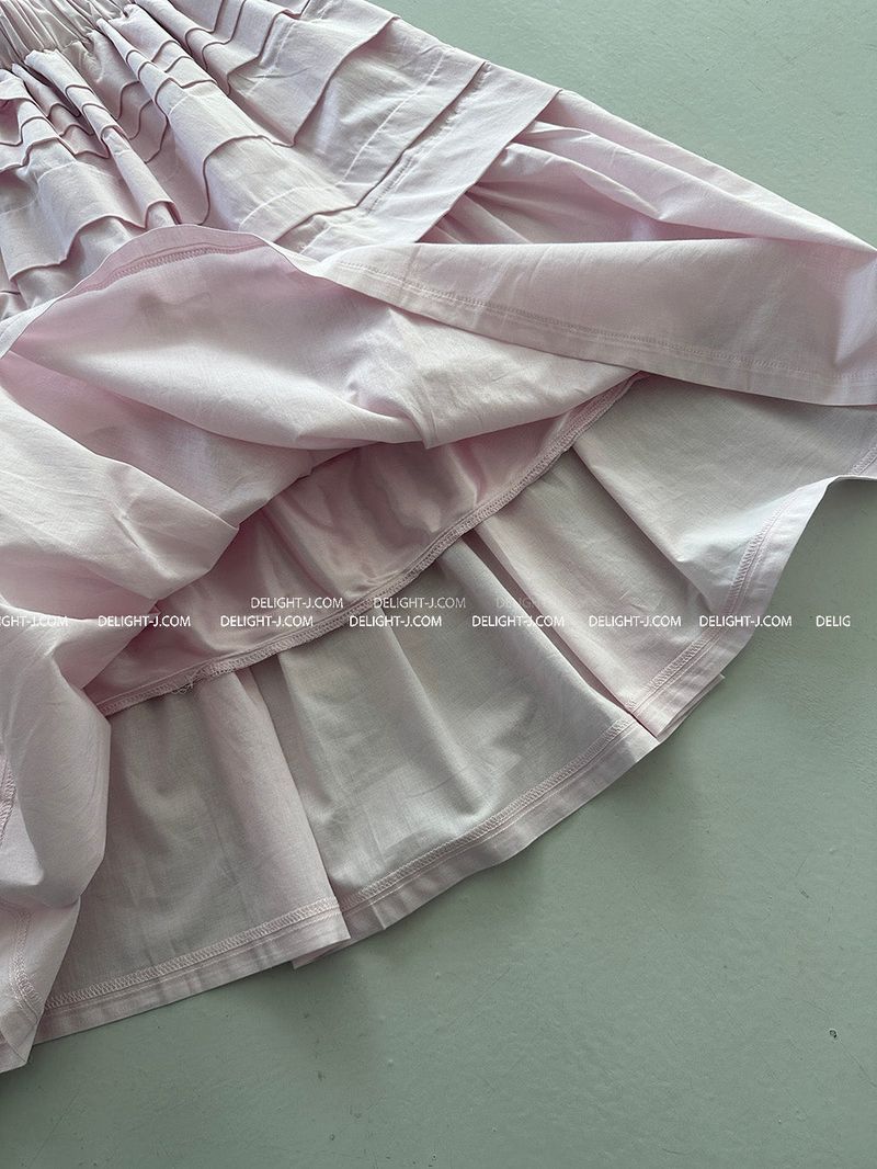 frill cancan midi skirt