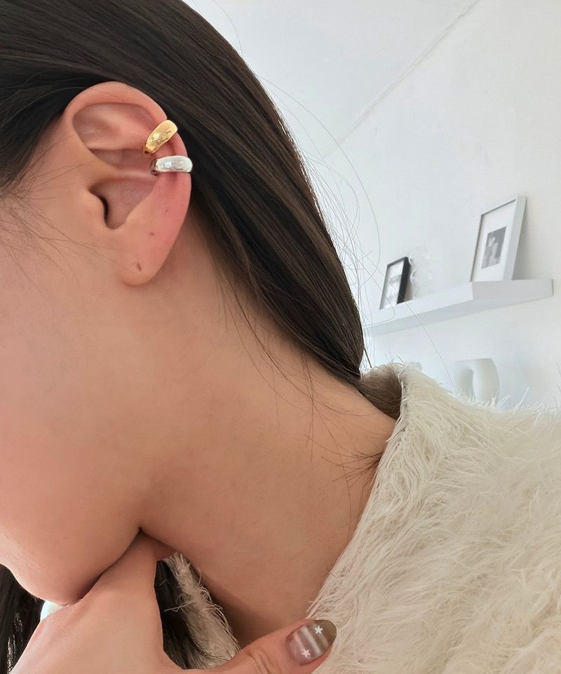 [925silver] Daily earcuff (2color)