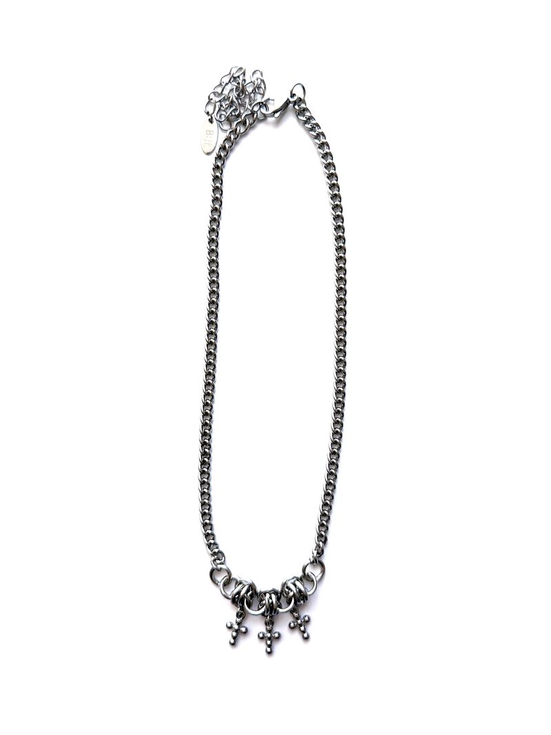 3 Mini Cross Necklace