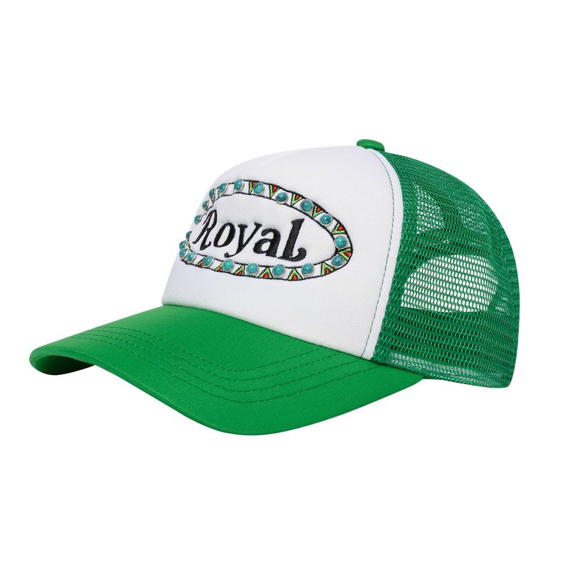 RDVZ（ランデブー）の「ロイヤルジェムストーンボールキャップ　グリーン（帽子）」
