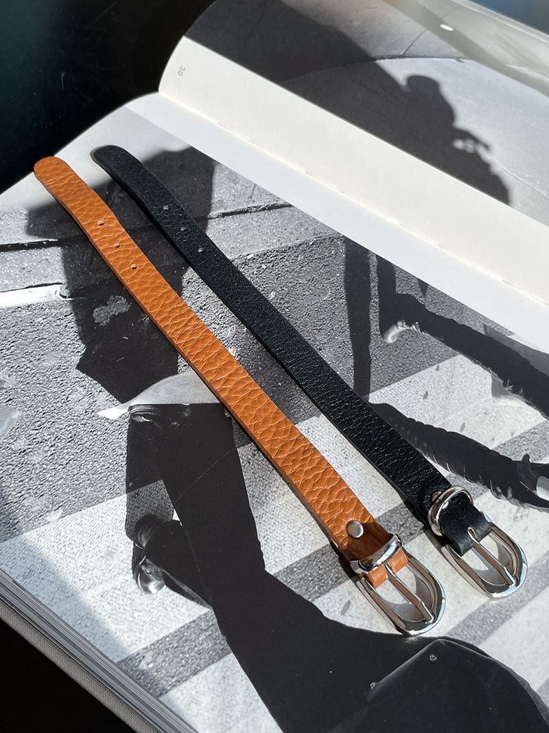 ASCLO Leather Belt Bracelet (2color)