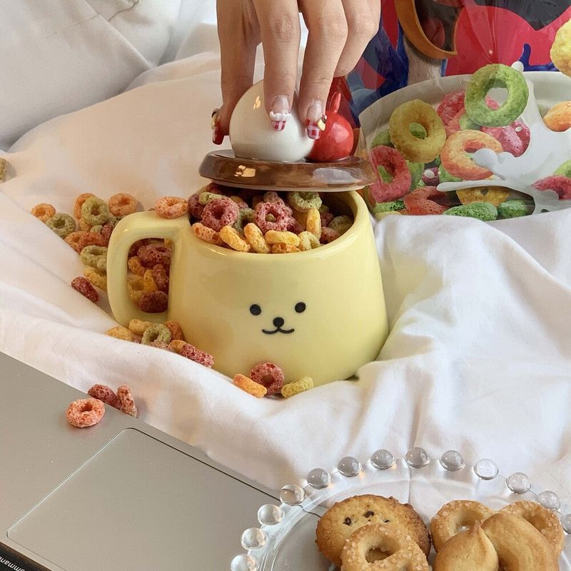 プリン 陶器カップ(Handmade)