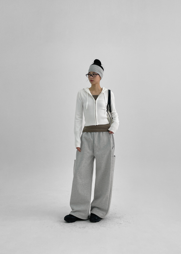 BLACKUP（ブラックアップ）の「[MADE] Tennis Knit Hooded Zip-up（Tops）」