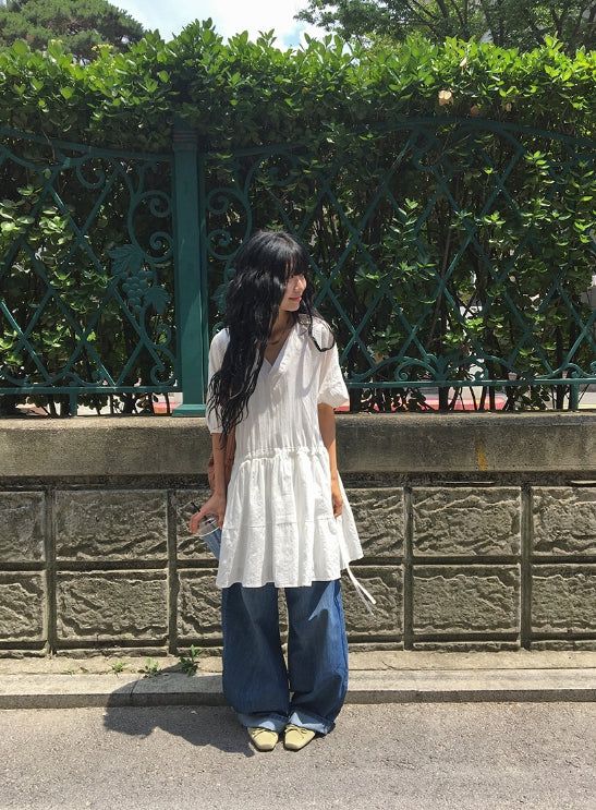 Hare Summer Wide Denim Pants