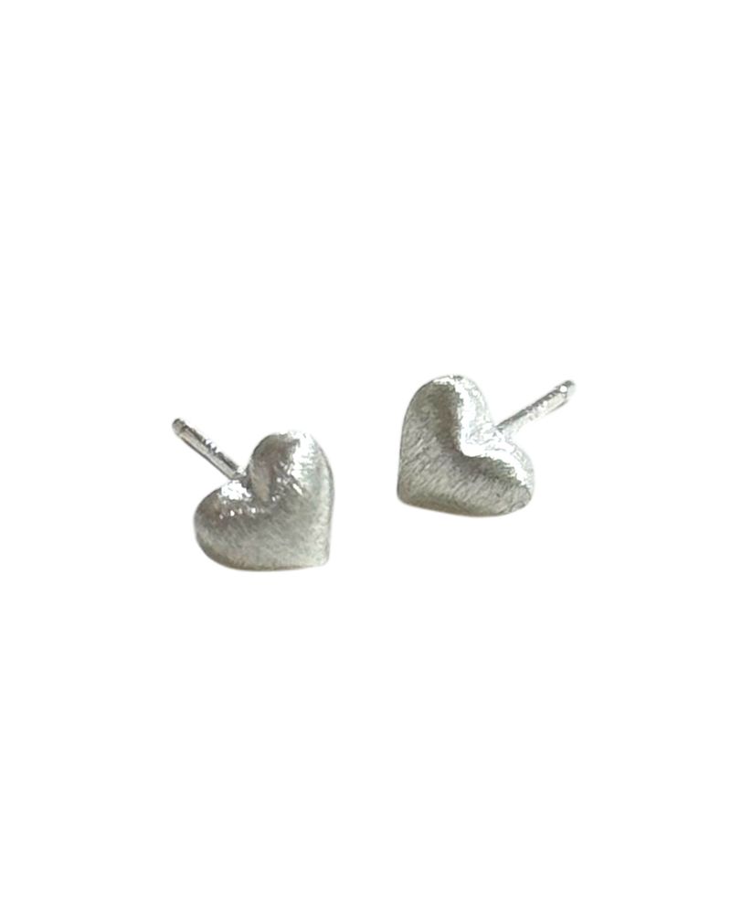 Sorbet heart earring (silver)