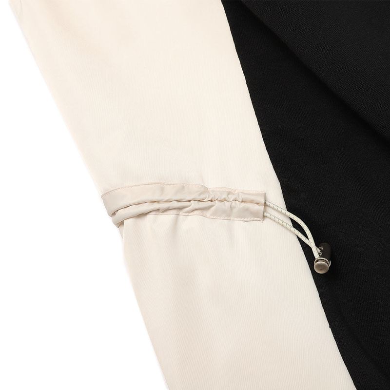 [ILLEDIT] STRING DETAIL SWEAT SHIRT BLACK