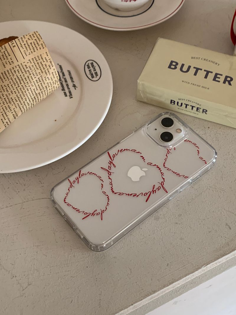 [MADE] Red heart beat Case