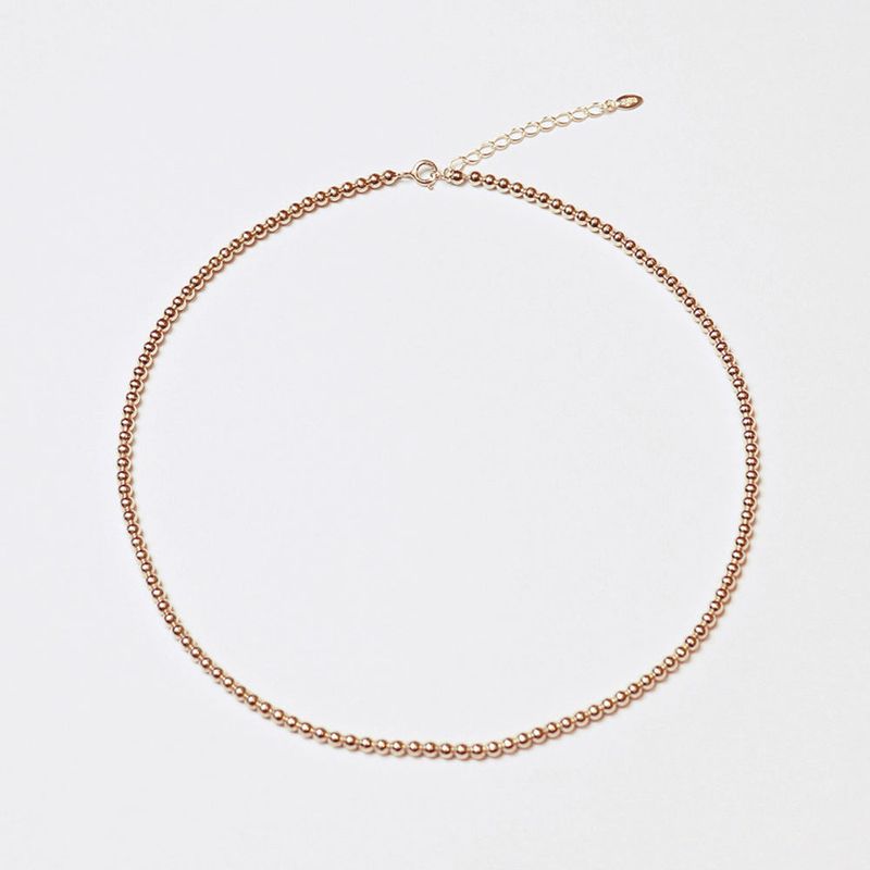Less is more(レスイズモア)の「silver ball necklace (yellow gold plated(Accessories)」