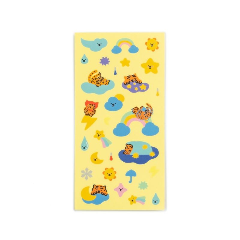 MUZIKTIGER(ムジークタイガー)の「WEATHER TIGER MIX STICKERS (CLEAR)(Smartphone Accessories)」