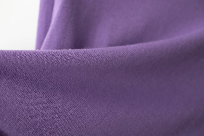 Cashmere turtle neck knit (Purple)