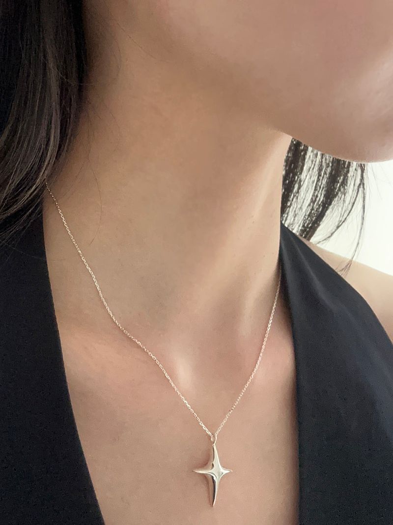 MOSXE（モスクス）の「[92.5 silver] Kira necklace（Accessories）」