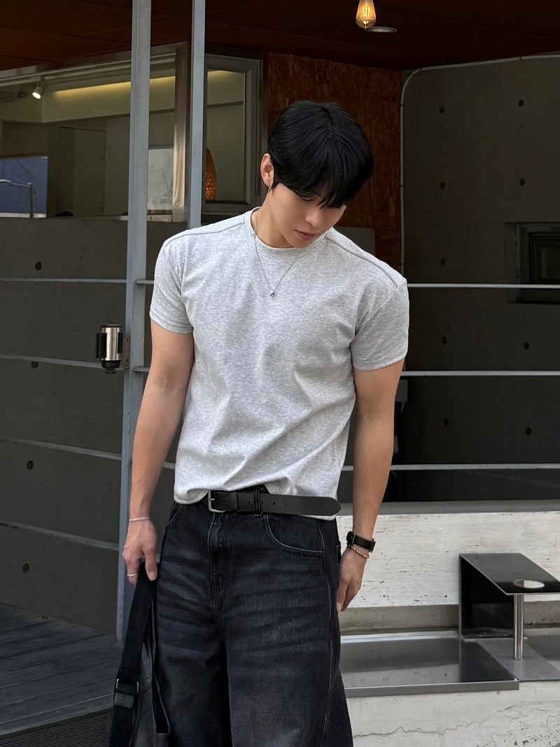 AVAND（アバンド）の「Shoulder ponte muscle short sleeve（Tops）」