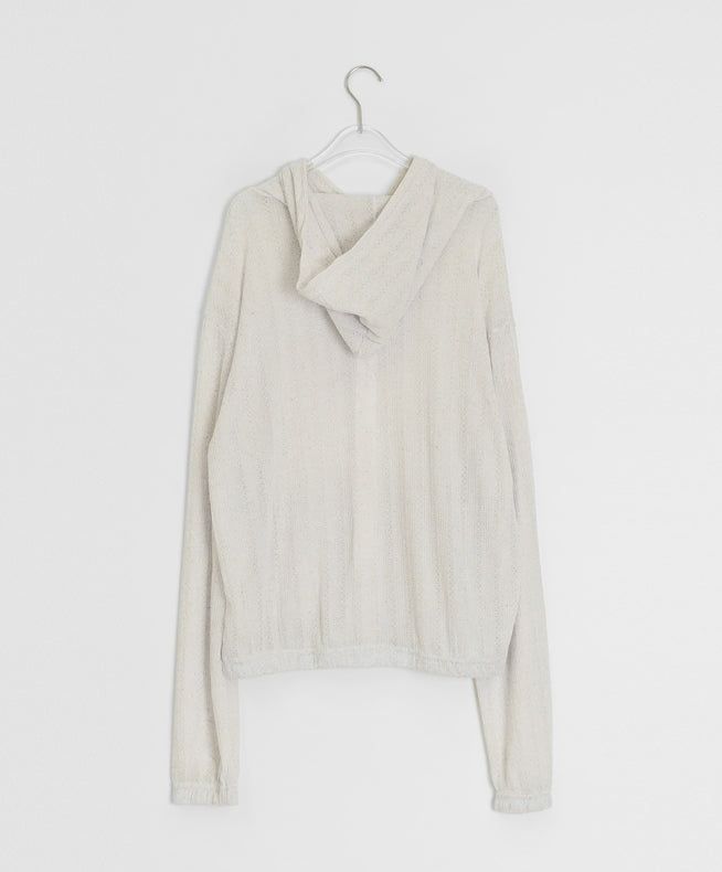 Katarzy Punching Knit Hood Zip-Up