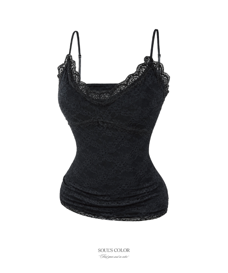 Rosy Lace Sleeveless (2color)