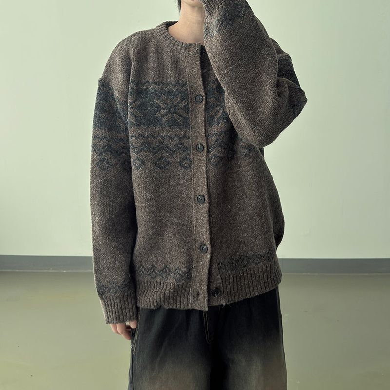 Fiora nordic knit cardigan