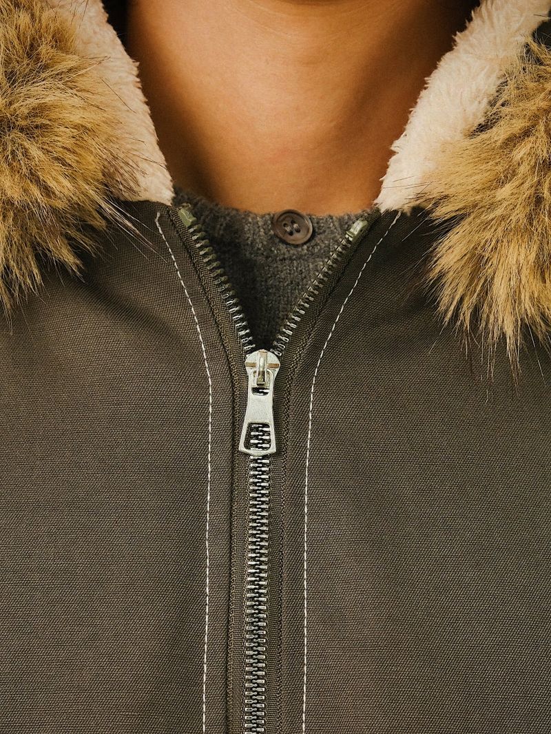 MG Winter Fur Short Padding Jumper