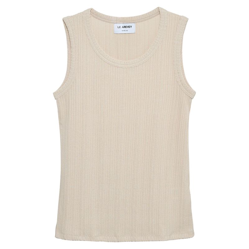 LE AREVEY（アルヴェイ）の「OVER SLEEVELESS BEIGE（Tops）」