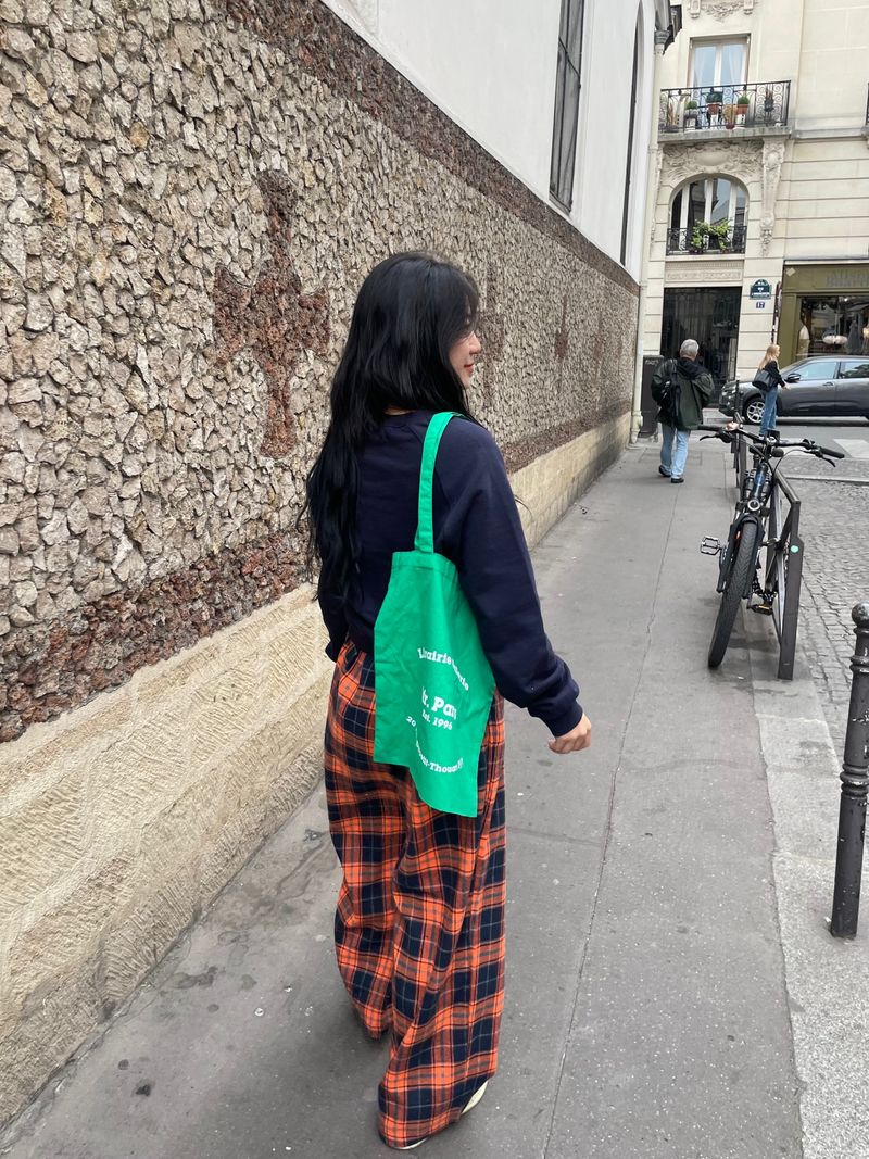 Arco iris（アルコイリス）の「Praha deep color check pants（Pants）」