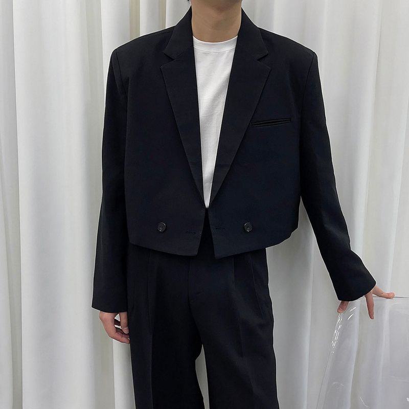 CR More Crop Double Jacket (Set - Up