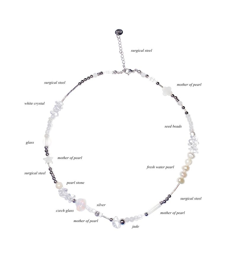 multi gemstone necklace 002