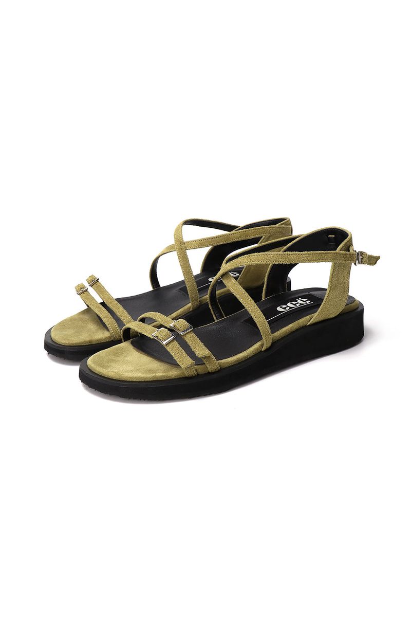 WINNIE DOUBLE BUCKLE SANDALS_3COLORS