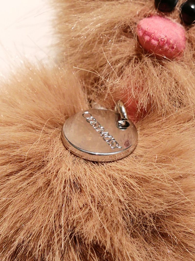 Cosymosy Mini Bird Keyring - Latte