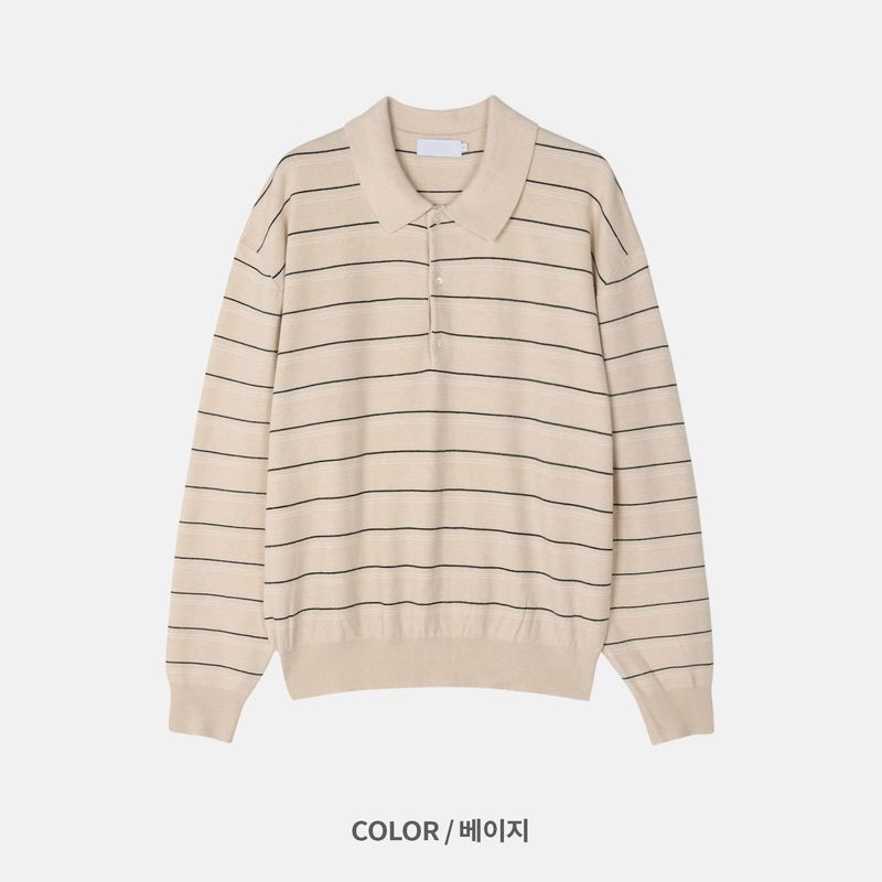 Heather collar knitwear