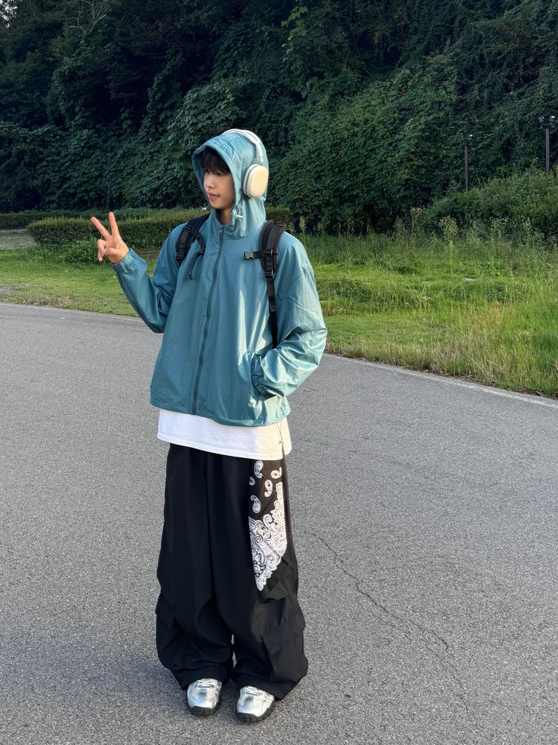 Glossy Anorak Jacket (4 colors)