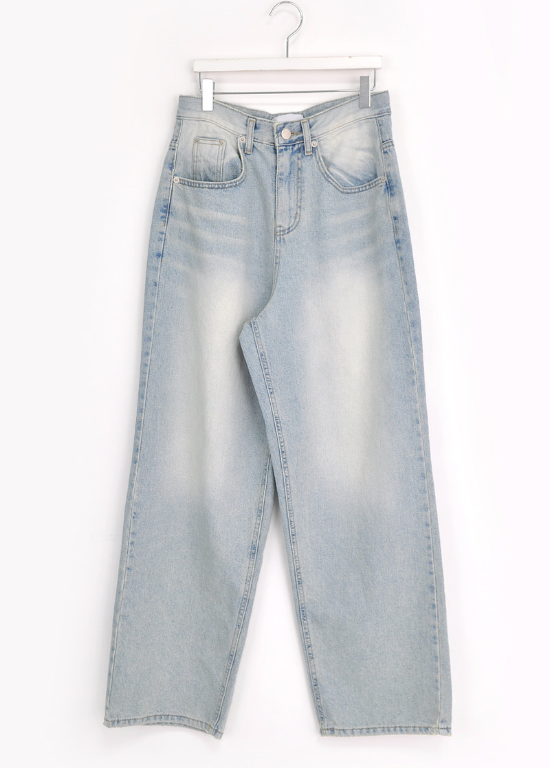 (UNISEX)soft denim pants