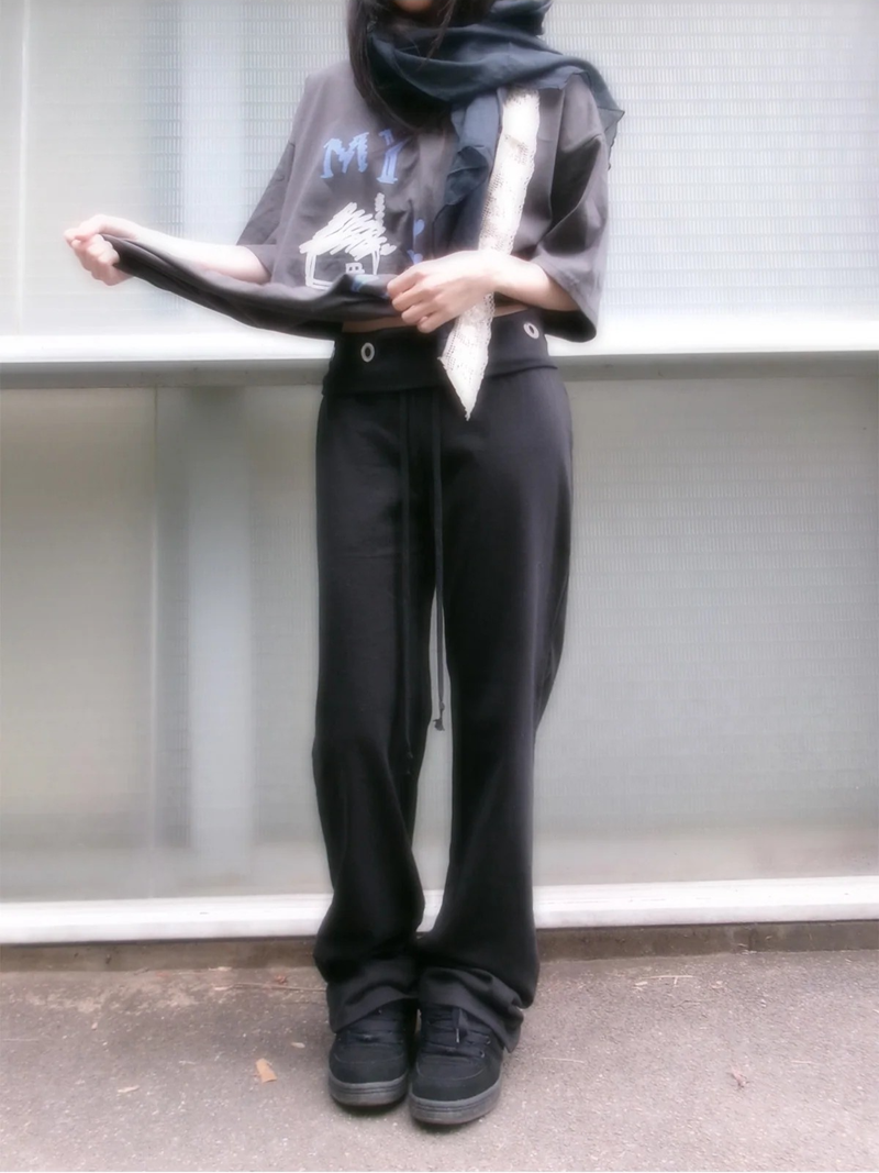 eyelet pants