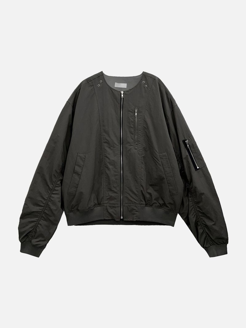  Ash MA-1 Shirring Jacket 3C