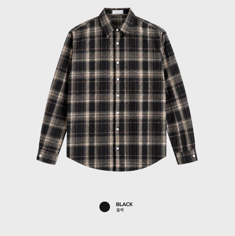 Look Slade Multi-Check Oversized Cotton Shirt