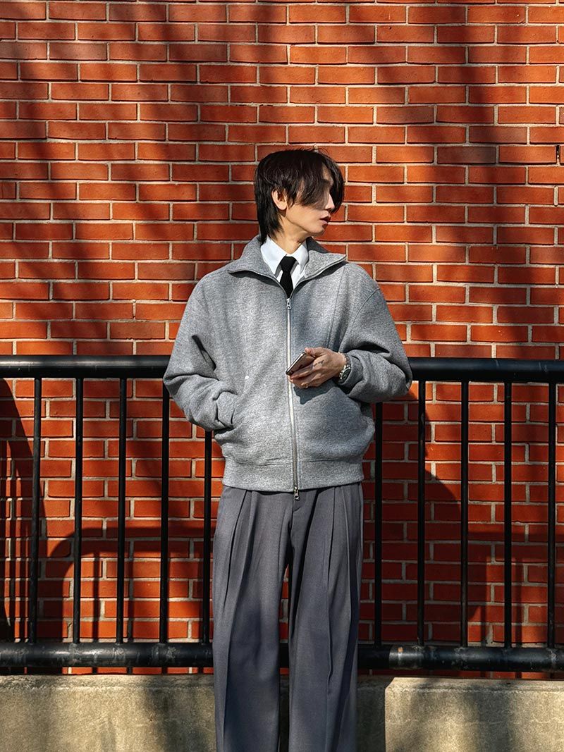 ASCLO Eddy Box Tuck Slacks (2color)