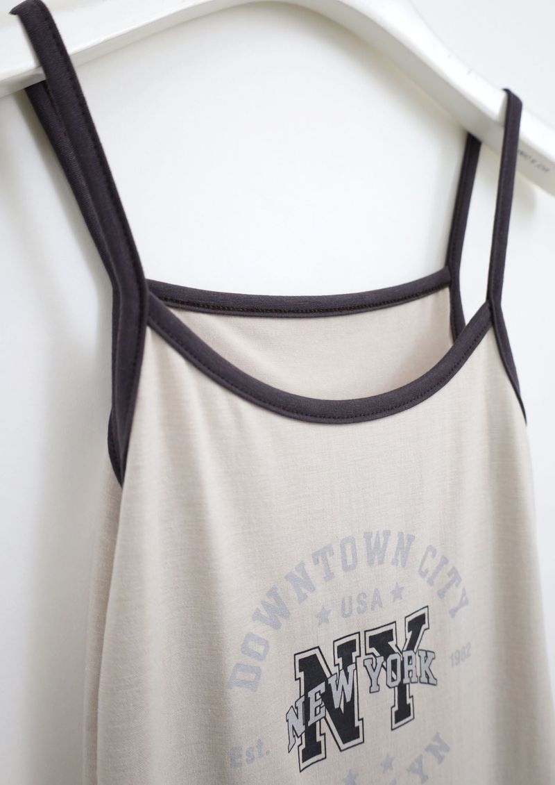 Brooklyn Cotton Tank Top(3colors)