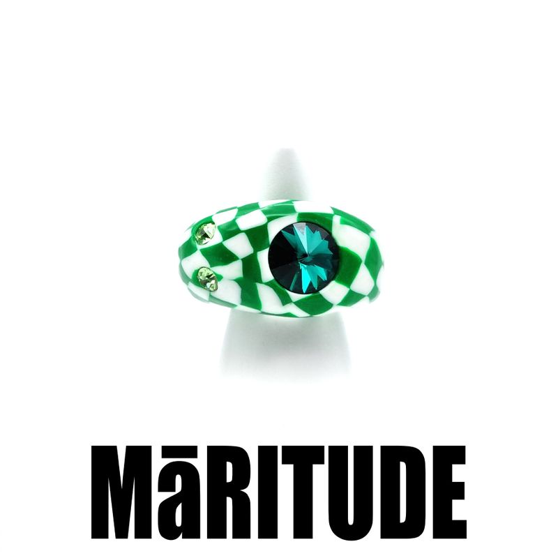 MaRITUDE(マリチュード)の「POP'S RINGS CHECKER (GREEN)(Accessories)」