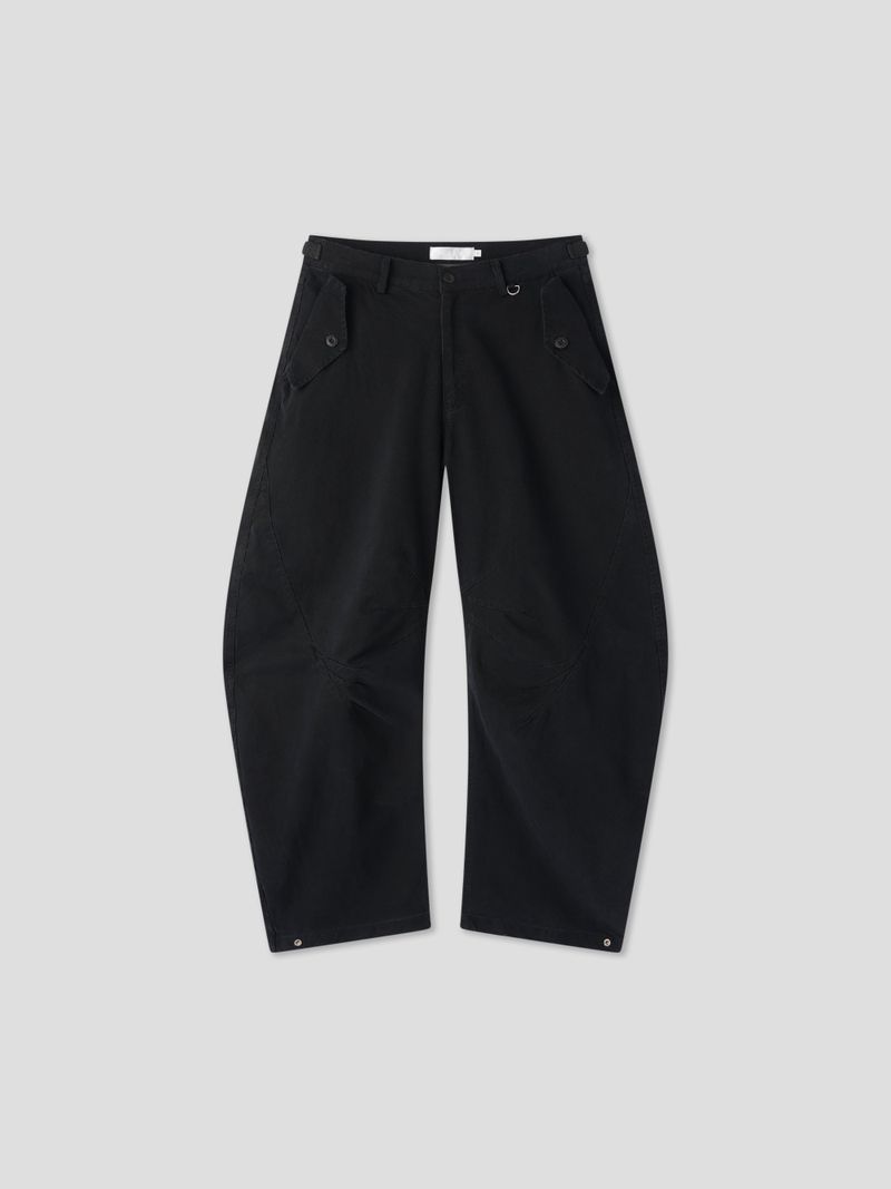 Arthur pin curved pants