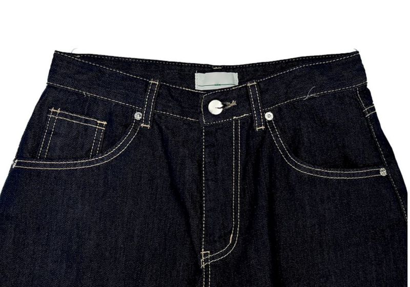 More wide denim pants