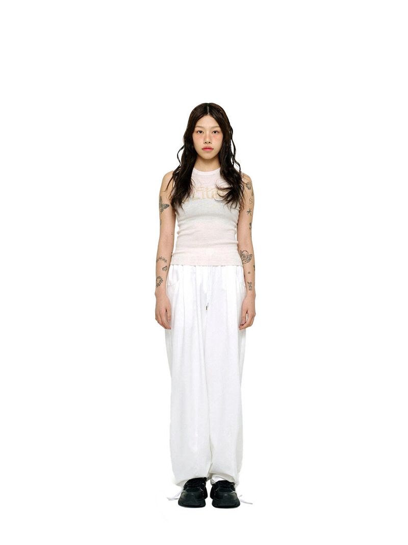 LETOILE（レトワール）の「GLOSS WHITE TRAINIG PANTS（Pants）」