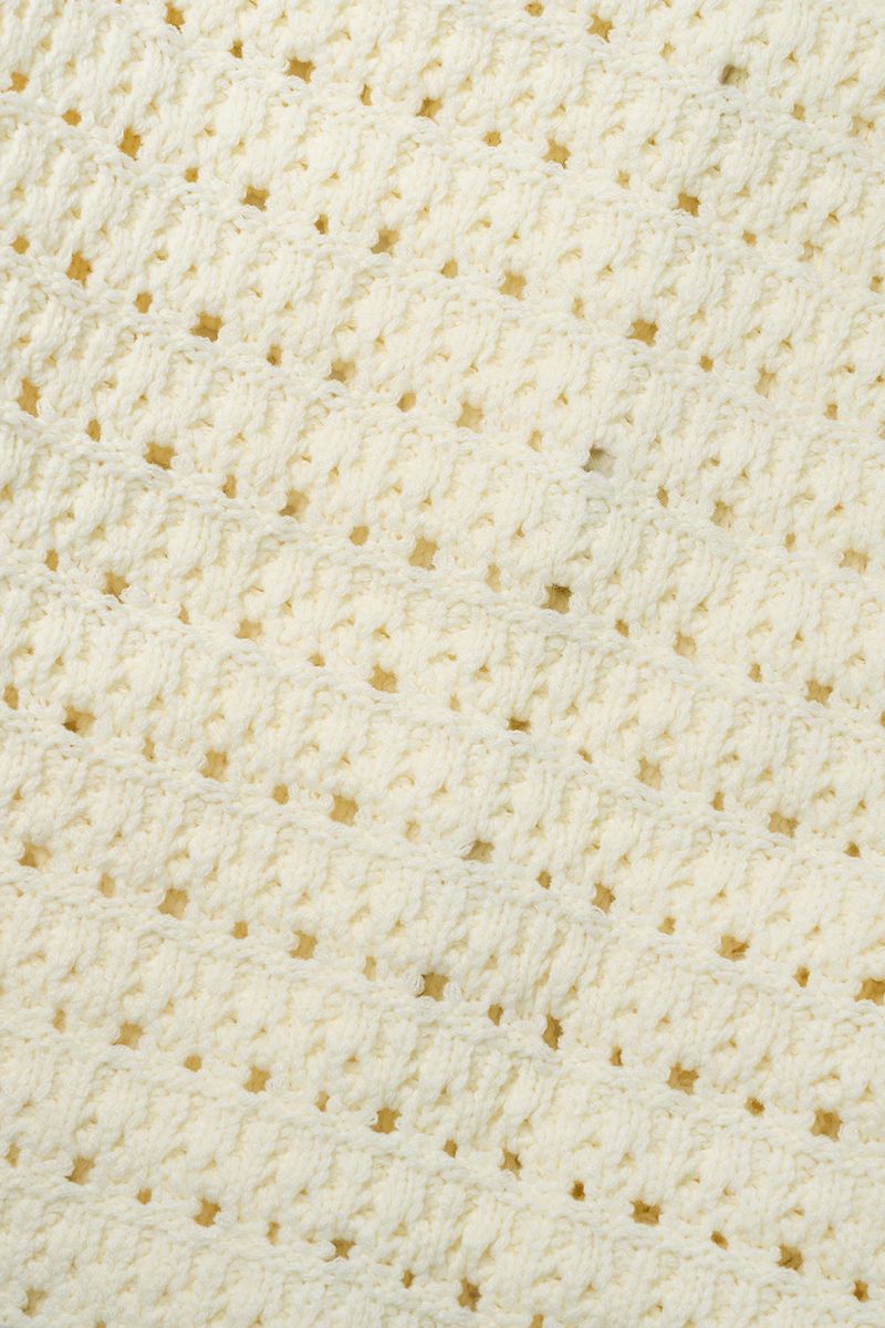 Loom crochet cardigan